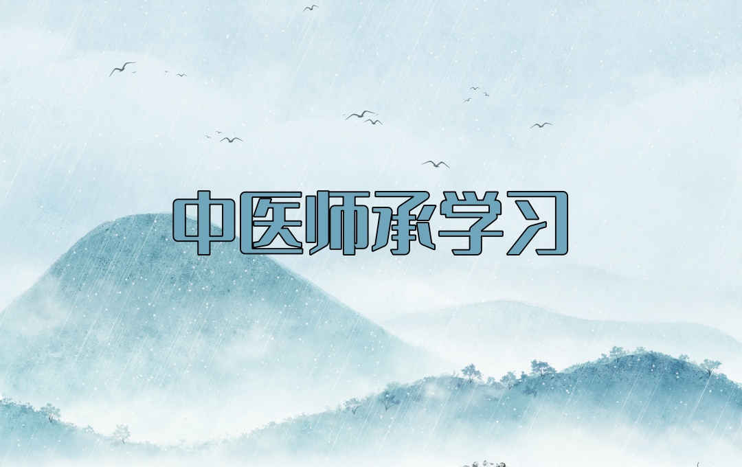 中医师承教学培训机构