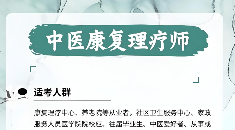 中医康复理疗师