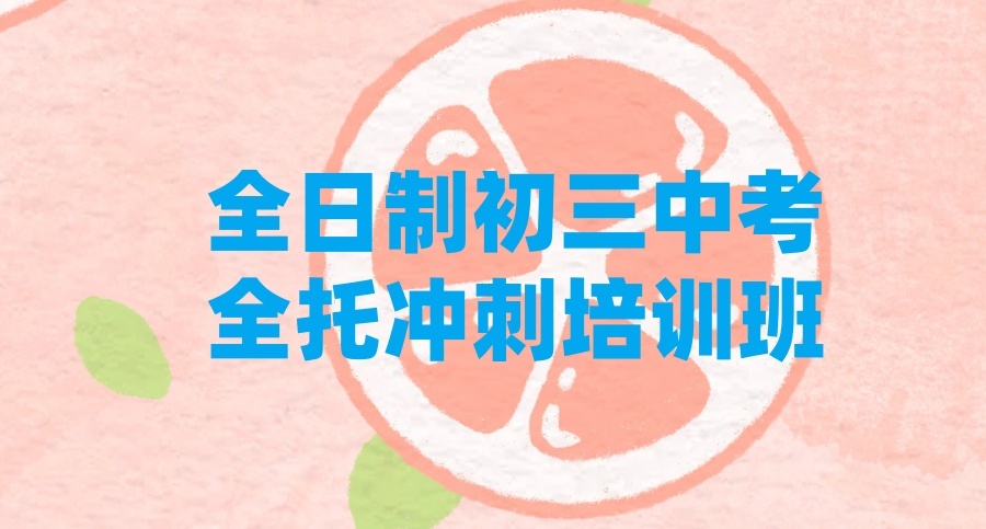 北京初中初三补习全日制集训机构