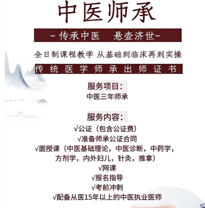 十大中医师承培训
