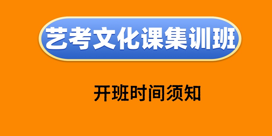 高三艺考文化课辅导特训营
