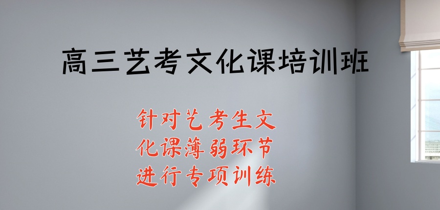 高三艺考文化课培训班 高三艺考文化课培训班