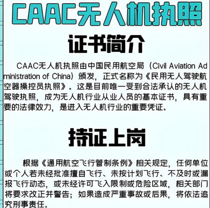 十大无人机caac执照培训机构 十大无人机caac执照培训机构