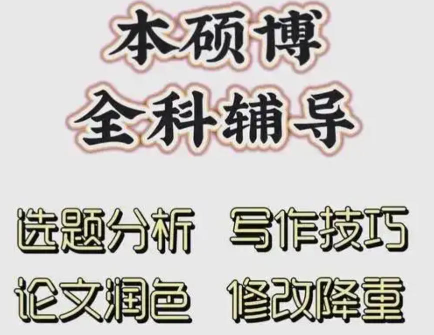 毕业论文辅导中介机构