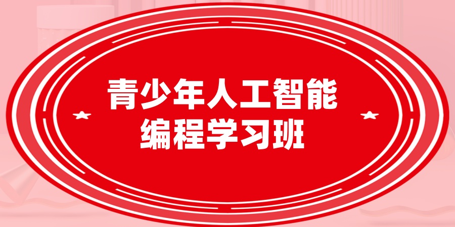 青少年人工智能编程学习班 青少年人工智能编程学习班