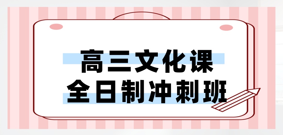 艺考生文化课全日制班