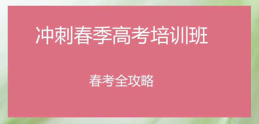 南京春考需要报辅导班吗？推荐这家补习机构雄厚师资团队带你冲刺春考！
