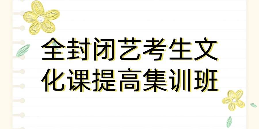 天津艺考生文化课冲刺辅导机构