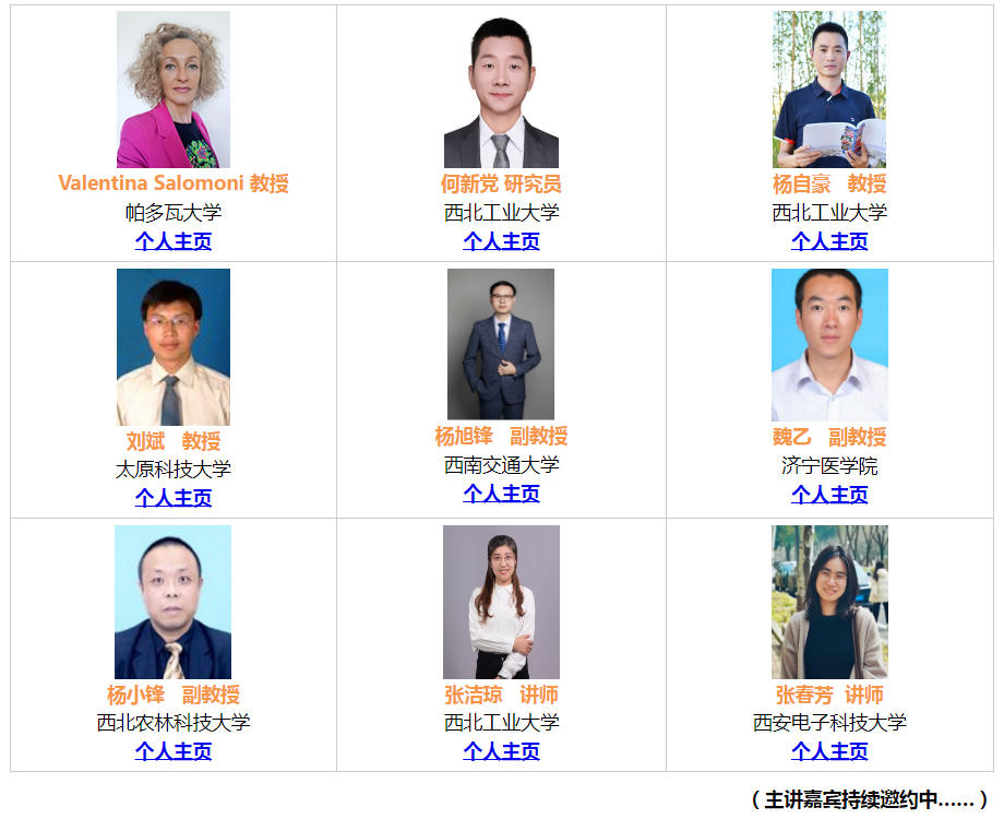 主讲嘉宾(以下排名不分先后) 主讲嘉宾(以下排名不分先后)