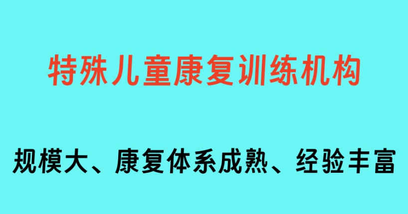 西安自闭症语言障碍康复机构