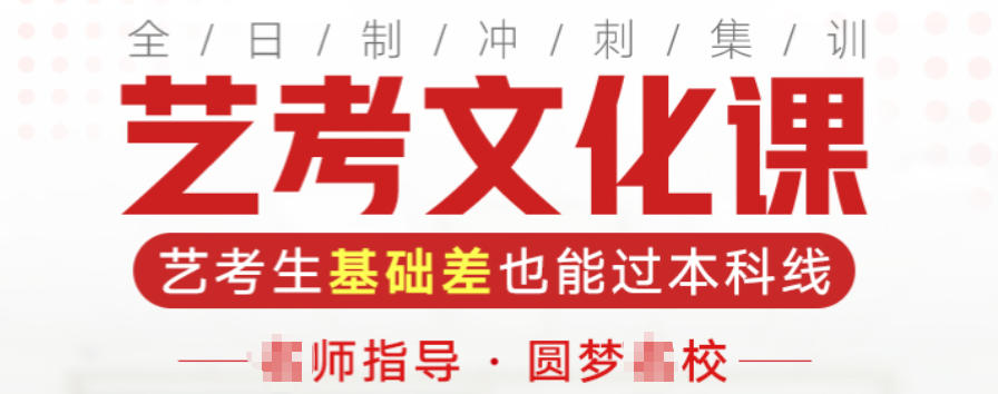 杭州高三高考艺考生文化课集训冲刺班