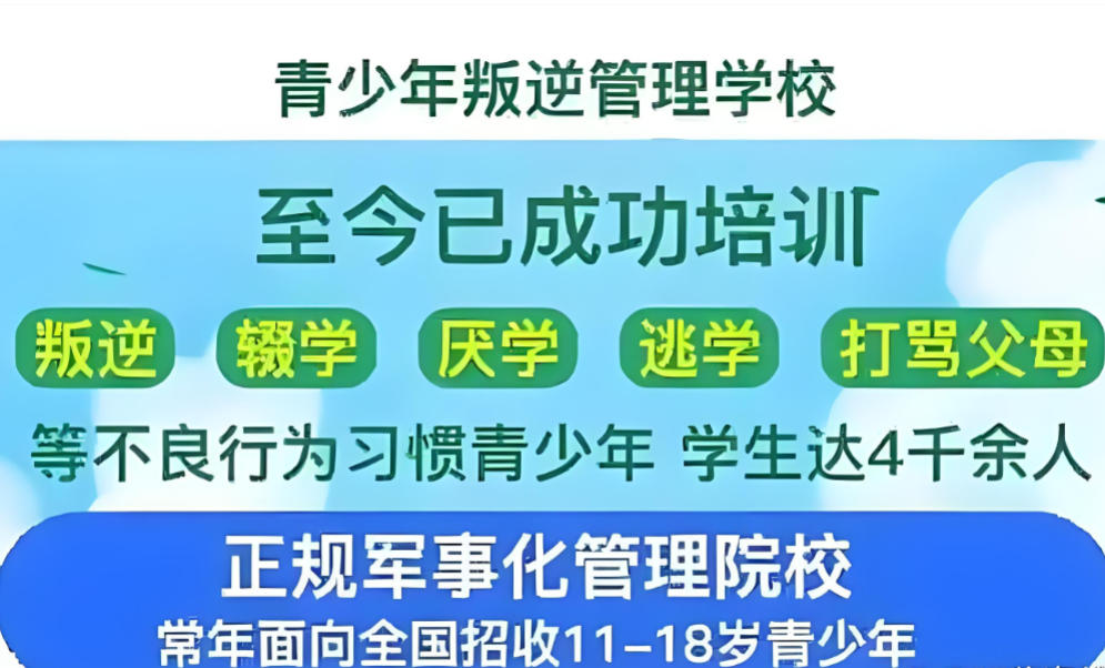 十大叛逆管教学校