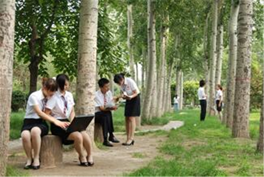 石家庄花都艺术学校_校园环境