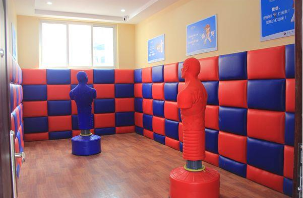 湖北正苗启德青少年特训学校_情绪发泄室