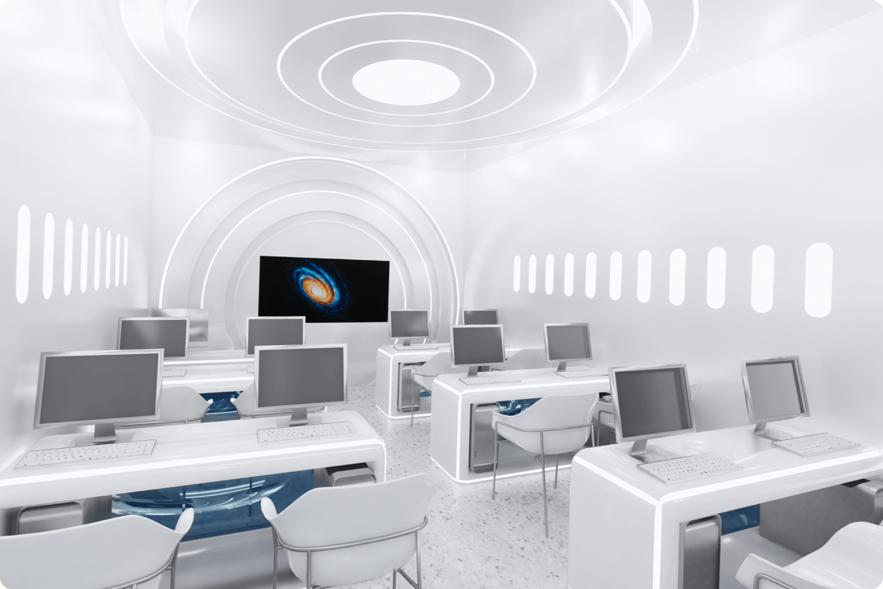 上海小码王编程_教室环境