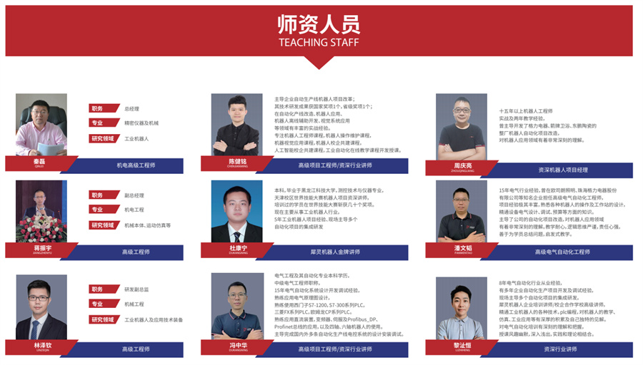 犀灵机器人培训机构_师资力量