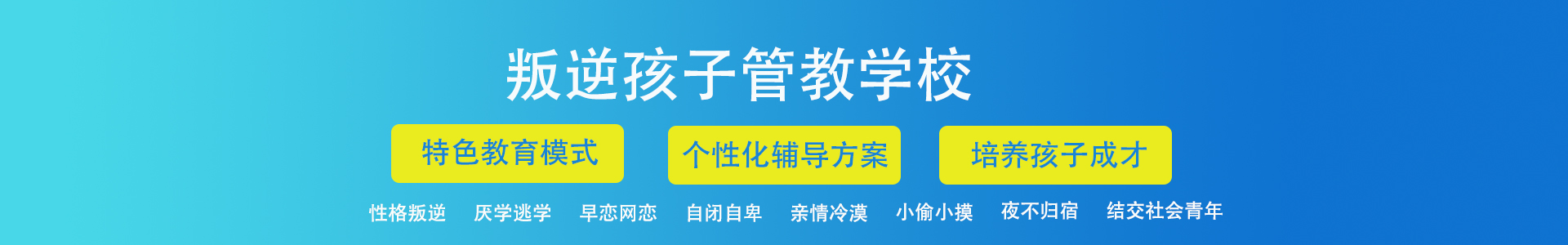 叛逆戒网瘾学校