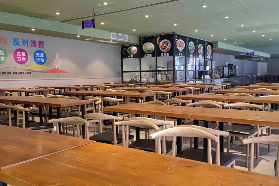 重庆点划高考复读学校_食堂环境