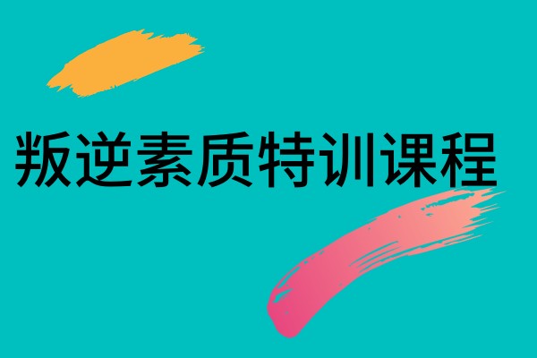 广东叛逆素质特训课程