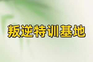 叛逆军事化管理封闭式特训基地