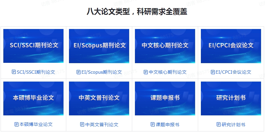 研知有术论文辅导中心_八大论文类型，科研需求全覆盖