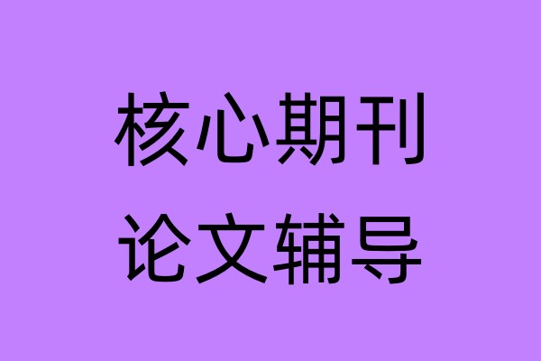 核心期刊论文辅导