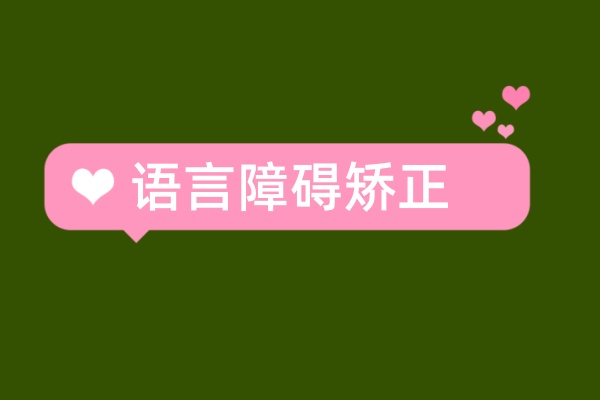 语言障碍矫正