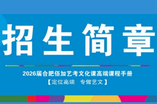艺考文化课集训班招生简章