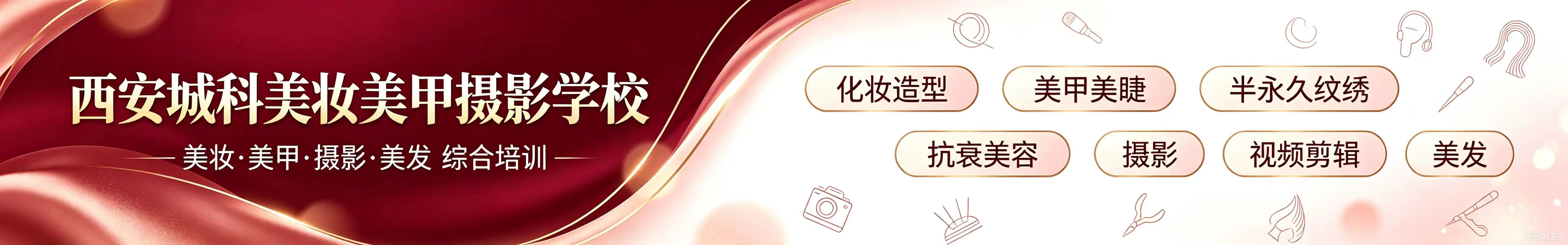 西安城科美妆美甲摄影学校