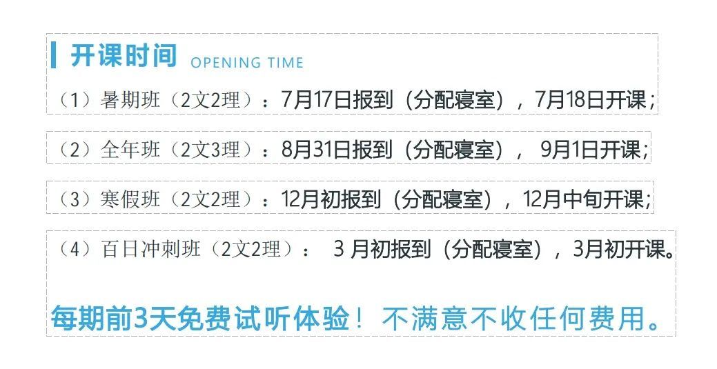哈尔滨高考复读集训营