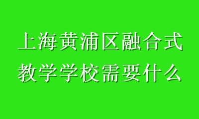 上海黄浦区融合式教学学校需要什么条件？家长择校必看5大硬指标